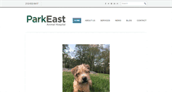 Desktop Screenshot of parkeastanimalhospital.com